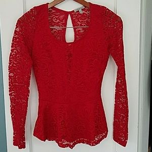 3/$20 Charlotte Russe - Mesh Blouse